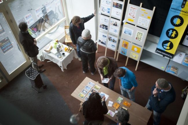 bovenaanzicht Pop-up Store Smaragdplein