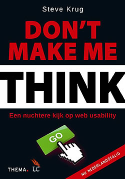 Don't make me think boek over usability van Steve Krug