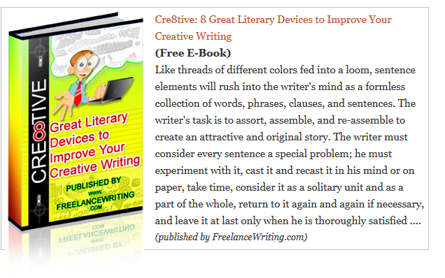 gratis e-book creatief schrijven 8 literaire technieken