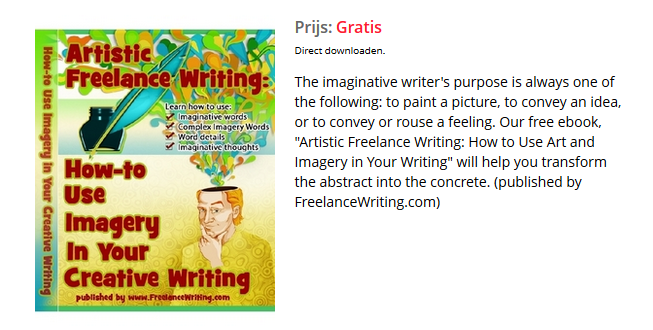 gratis e-book creatief schrijven beeldend schrijven